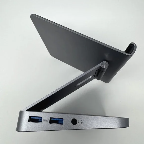 Anker 551 USB-C Hub 8-in-1 Tablet Stand HDMI SD USB 5Gbps Charger Dock Gray - Picture 12 of 13